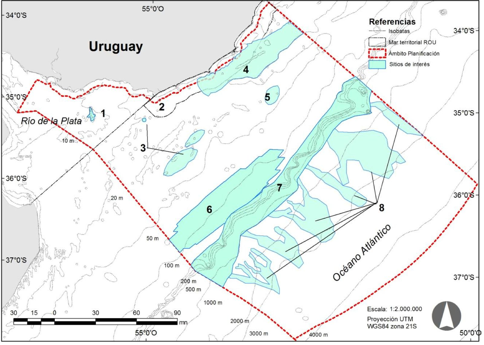 Mapa de sitios destacados AMP